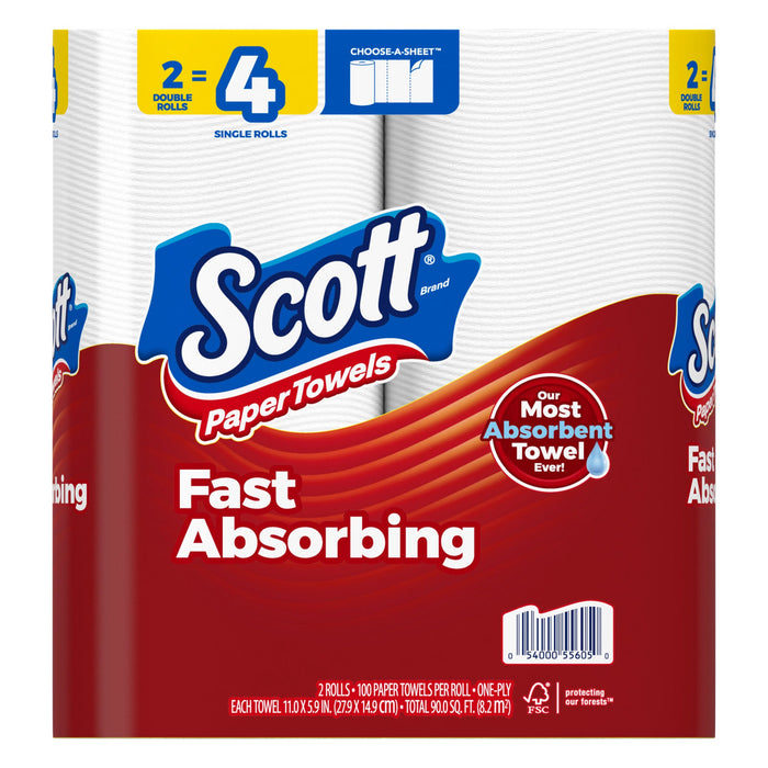 Scott Paper Towels, Double Rolls, One Ply by Pasteur Pharmacy