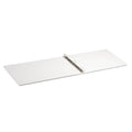 Universal Ledger-Size Round Ring Binder with Label Holder, 3 Rings, 1" Capacity, 11 x 17, White