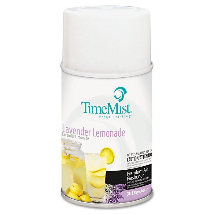 TimeMist Premium Metered Air Freshener Refill, Lavender Lemonade, 5.3 oz Aerosol Spray