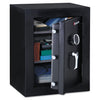 Sentry Executive Fire-Safe, 3.4 cu ft, 21.75w x 19d x 27.75h, Black
