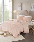Madison Park Virginia Medallion Fringe 3-Pc. Quilt Set, King/California by Vanessa Jane
