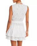 Aqua Swim Eyelet Tiered Cover-up Dress by Vanessa Jane