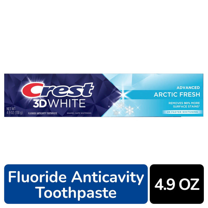 Crest 3D White Advanced Fluoride Anticavity Arctic Fresh Toothpaste 4.9 Oz by Pasteur Pharmacy