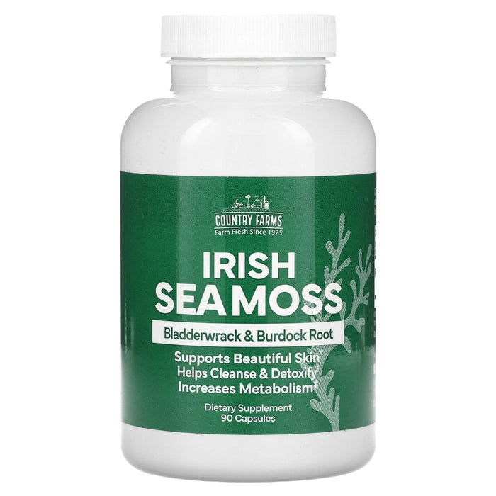 Country Farms Irish Sea Moss Capsules 90Ct by Pasteur Pharmacy
