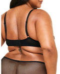 Adore Me Womens Roxanne Unlined Balconette Bra - Black, 38DD by Vanessa Jane