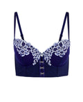 Adore Me Womens Britta Contour Demi Bra - Dark Blue, Size 38I by Vanessa Jane