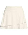Lands End Womens High Waisted Tulip Hem Swim Skort - Egret White, Large by Vanessa Jane