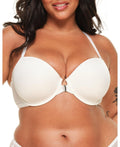 Adore Me Womens Alara Contour Demi Bra - White, 38DD by Vanessa Jane
