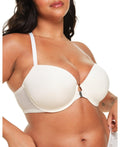 Adore Me Womens Alara Contour Demi Bra - White, 38DD by Vanessa Jane