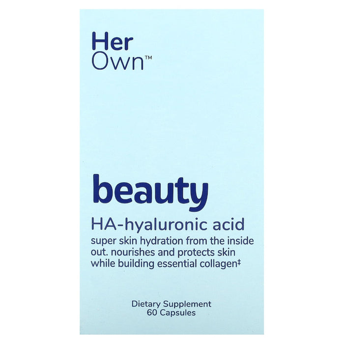 Her Own Beauty Hyaluronic Acid Capsules, Skin Hydration by Pasteur Pharmacy