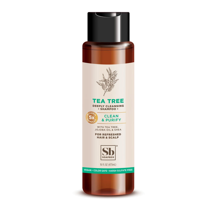Soapbox Clean & Purify Tea Tree Shampoo 16 Fl Oz by Pasteur Pharmacy