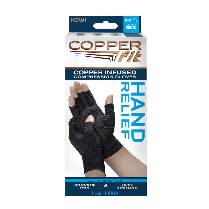 Copper Fit Hand Relief Compression Gloves, S/M by Pasteur Pharmacy