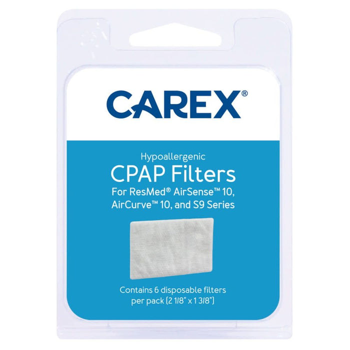 Carex Hypoallergenic CPAP Filters For ResMed Machines, AirSense 10, AirCurve 10 & S9 Series by Pasteur Pharmacy