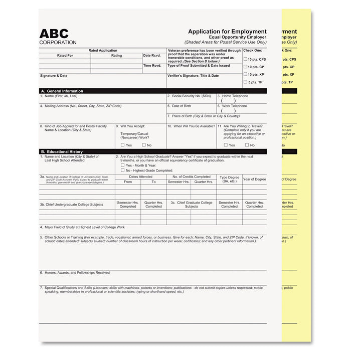 Iconex Digital Carbonless Paper, 2-Part, 8.5 x 11, White/Canary, 2,500/Carton