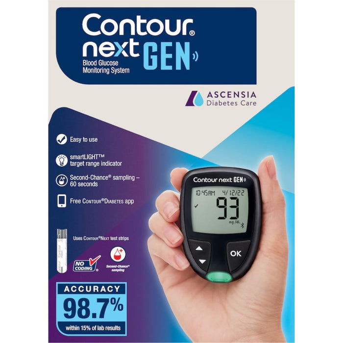 Contour Next Gen Blood Glucose Monitoring System by Pasteur Pharmacy