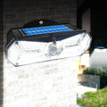 126 LEDs Portable Solar Security Lights, IP65 Waterproof Wireless Exterior Flood Light Detected Light by DailySale