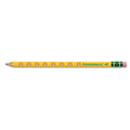 Ticonderoga Groove Pencils, HB (#2), Black Lead, Yellow Barrel, 10/Pack