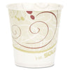 Dart Symphony Design Paper Water Cups, 5 oz, 100/Bag, 30 Bags/Carton
