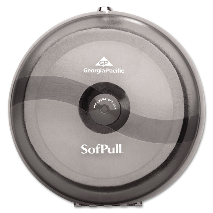 Georgia Pacific SofPull High-Capacity Center-Pull Tissue Dispenser, 10.5 x 6.75 x 10.5, Smoke