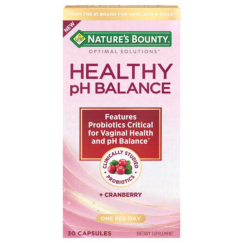 Nature's Bounty Healthy pH Balance, Capsules by Pasteur Pharmacy