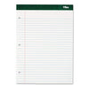 TOPS Double Docket Ruled Pads with Extra Sturdy Back, Wide/Legal Rule, 100 White 8.5 x 11.75 Sheets