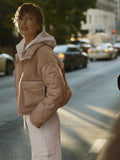 Athleta Fleece Hybrid Jacket, Size Large by Vanessa Jane