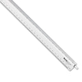 Chartpak Adjustable Triangular Scale Aluminum Engineers Ruler, 12", Long, Silver