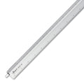 Chartpak Adjustable Triangular Scale Aluminum Architects Ruler, 12" Long, Silver