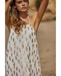 PQ Swim Womens Chantel Printed Cover Up Maxi Dress, XS by Vanessa Jane