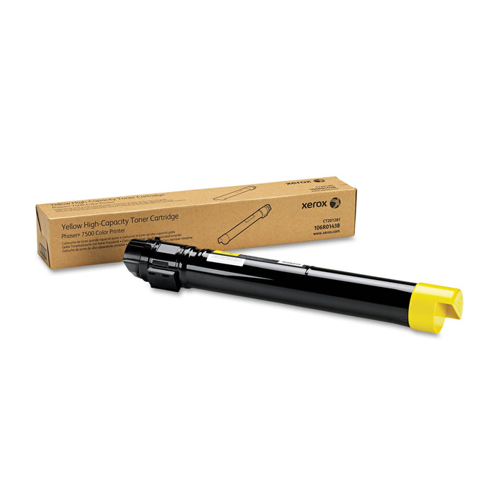 Xerox 106R01438 High-Yield Toner, 17,800 Page-Yield, Yellow