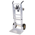 Cosco 3-in-1 Convertible Hand Truck, 800 lb to 1,000 lb Capacity, 21.06 x 21.85 x 48.03, Aluminum