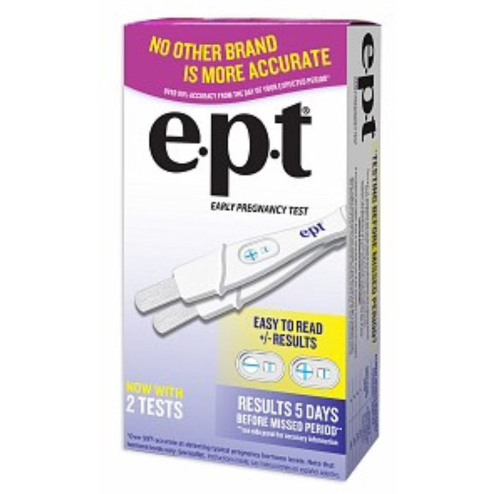 EPT Analog Early Pregnancy Test 2 Ct Box by Pasteur Pharmacy