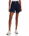 Blank NYC Womens Cotton Blend Utility High-Waist Shorts by Vanessa Jane