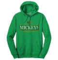 Mickey's Fine Malt Liquor Hornet Logo Hooded Sweatshirt - Kelly Green by Tee Luv