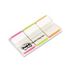 Post-it 1" Lined Tabs, 1/5-Cut, Assorted Bright Colors, 1" Wide, 66/Pack