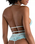 In Bloom by Jonquil Violet Lace Teddy by Vanessa Jane