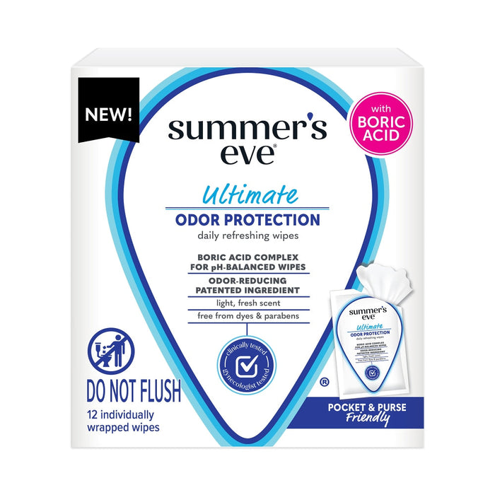 Summer's Eve Daily Refreshing Wipes, Ultimate Odor Protection by Pasteur Pharmacy