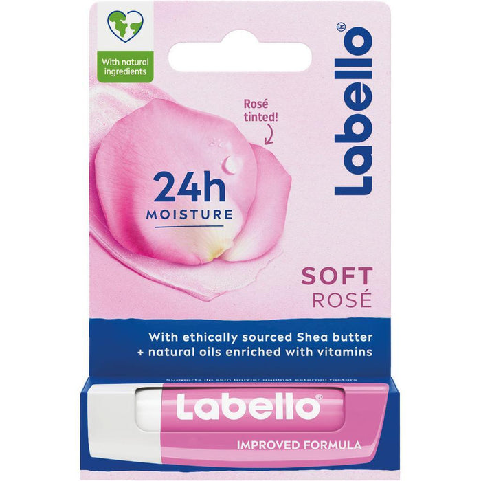 Labello Soft Rose Tónovací Balzam Na Pery by Pasteur Pharmacy