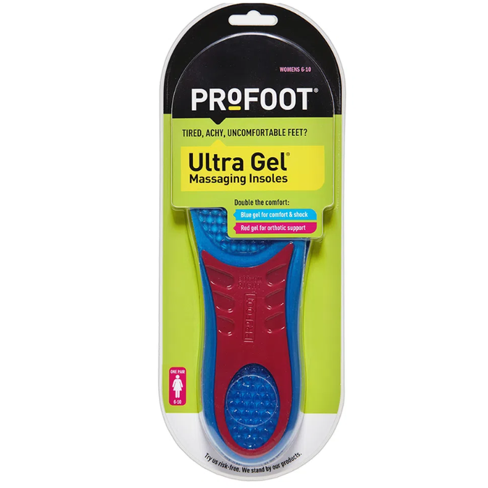 Profoot Ultra Gel Insoles Women's 6-10 1 Pair by Pasteur Pharmacy
