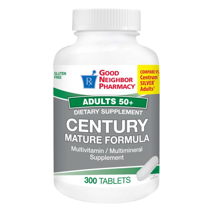 Good Neighbor Pharmacy Century Mature Multivitamin Tablets 300ct by Pasteur Pharmacy