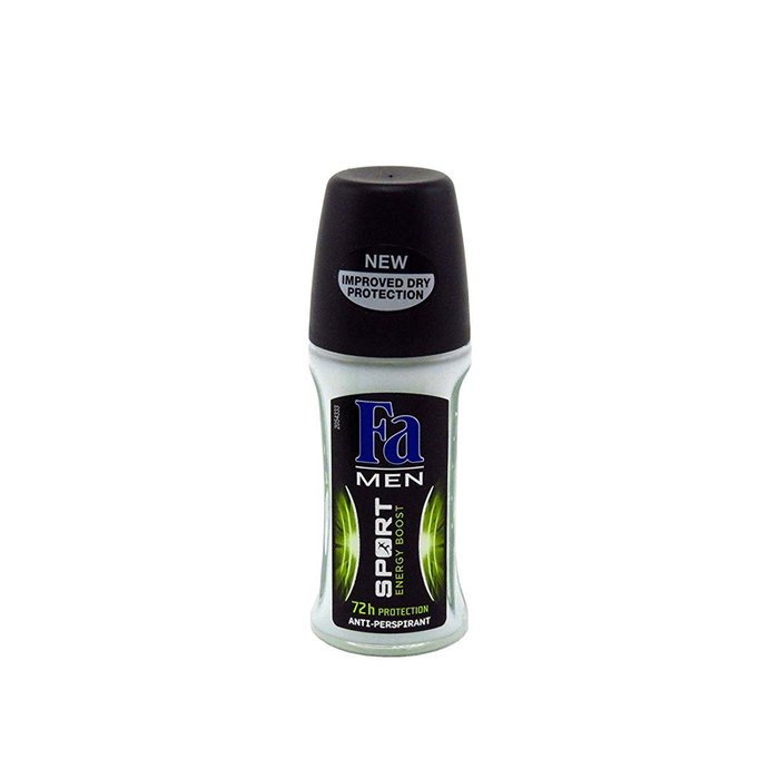 FA Roll On Men Sport Energy Boost 50ml by Pasteur Pharmacy