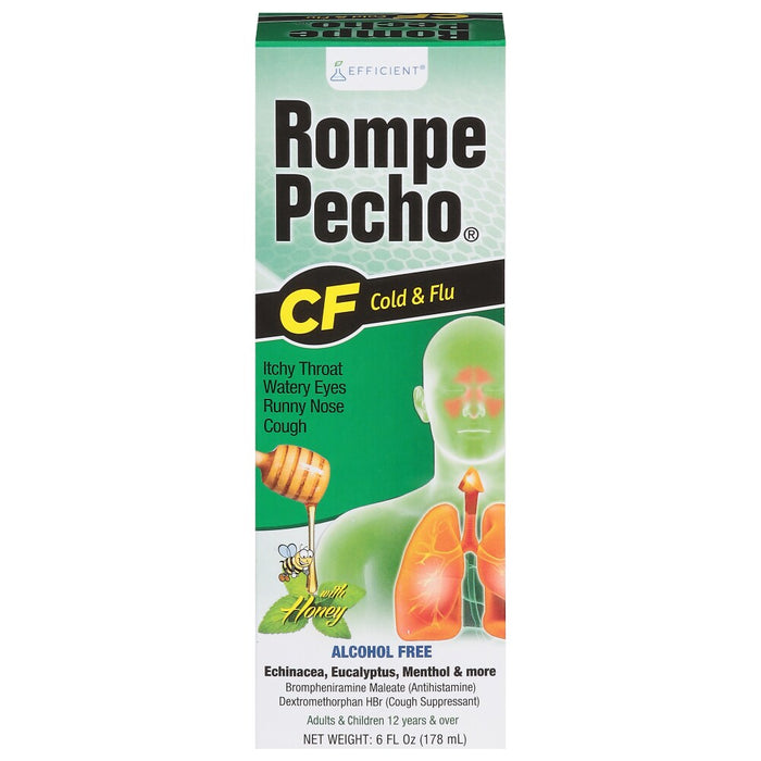 Rompe Pecho Cold & Flu 6 Fl Oz by Pasteur Pharmacy