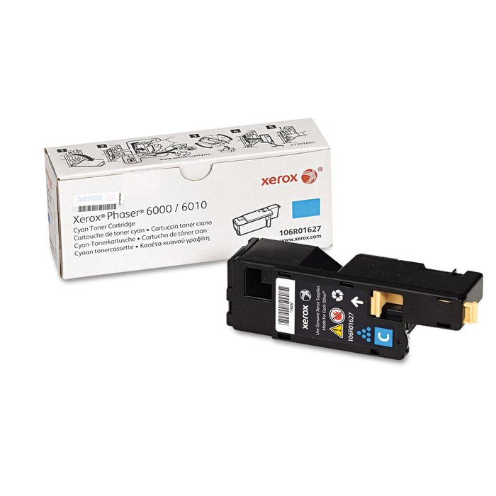 Xerox 106R01627 Toner, 1,000 Page-Yield, Cyan