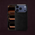 iPhone 17 Pro Case - Suede Leather | Indy Series by Zerodamage Sahara Case LLC
