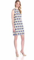 Helene Berman Womens Simple Loose Fit Shift Dress,Size 12 by Vanessa Jane