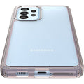 Hybrid-Flex Hard Shell Case for Samsung Galaxy A53 5G - Clear/Rose Gold by Zerodamage Sahara Case LLC