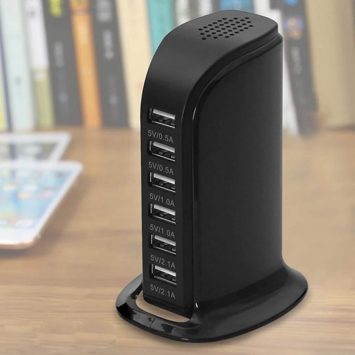 40-Watt 6-Port USB Charging Station for Smart Phones and Tablets by DailySale