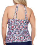 Raisins Curve Trendy Boa Tankini Top Swimsuit by Vanessa Jane