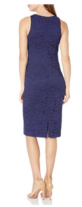 Maggy London - Fan Leaf Lace Midi Womens Dress,Size 12 by Vanessa Jane
