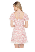 B Darlin Juniors' B. Smart Scoopneck Flutter-Sleeve Dress by Vanessa Jane